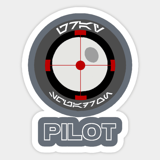 Gray Squadron - Pilot Sticker by cobra312004